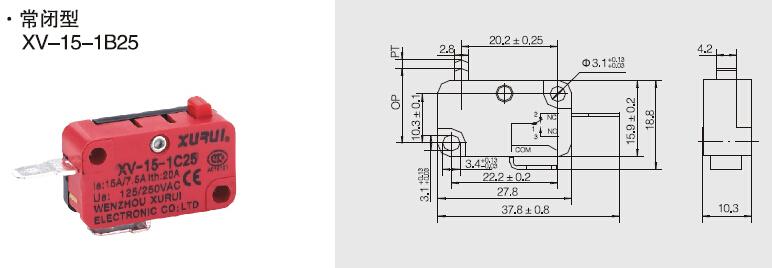 normal close micro switch