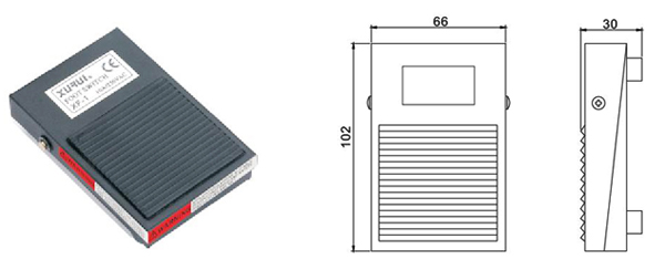 metal foot switch