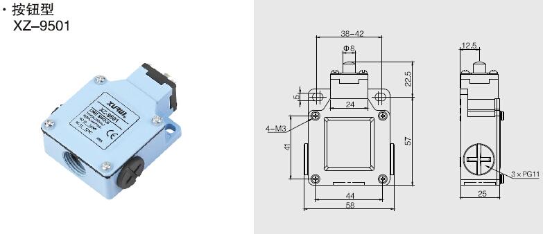 roller plunger limit switch